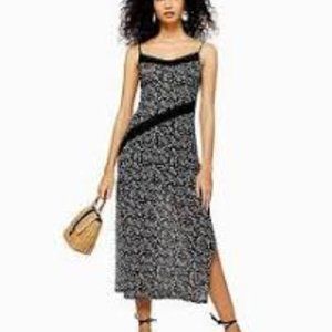 NWT Topshop floral midi dress